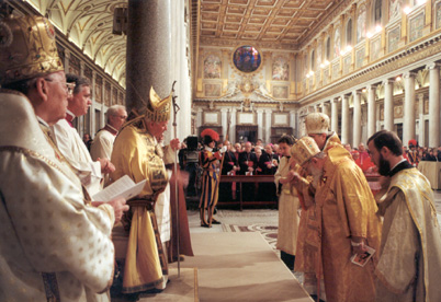 AKATHISTOS -  Pope and Bishops bowing to each other