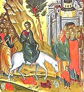 Jesus Christ's triumphal entrance into Jerusalem